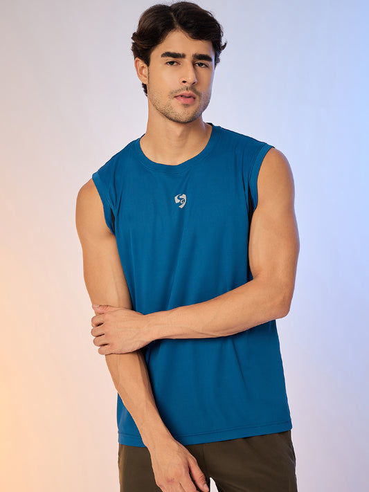 T.VEST MEN SG H3MV8201 TEAL