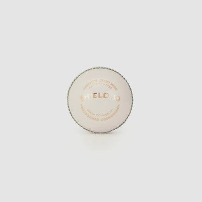 SG Shield 30 White Youth Leather Ball