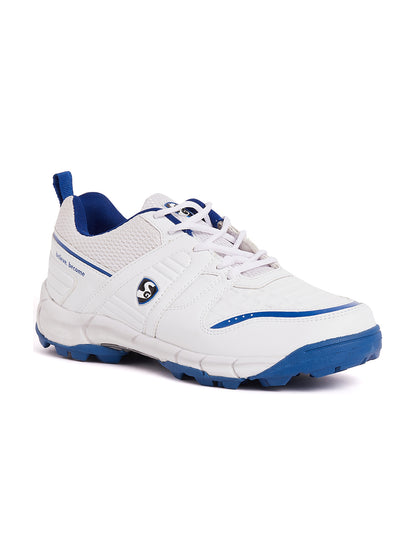 SG Steadler 6.0 Cricket Shoes White/Royal Blue - UK