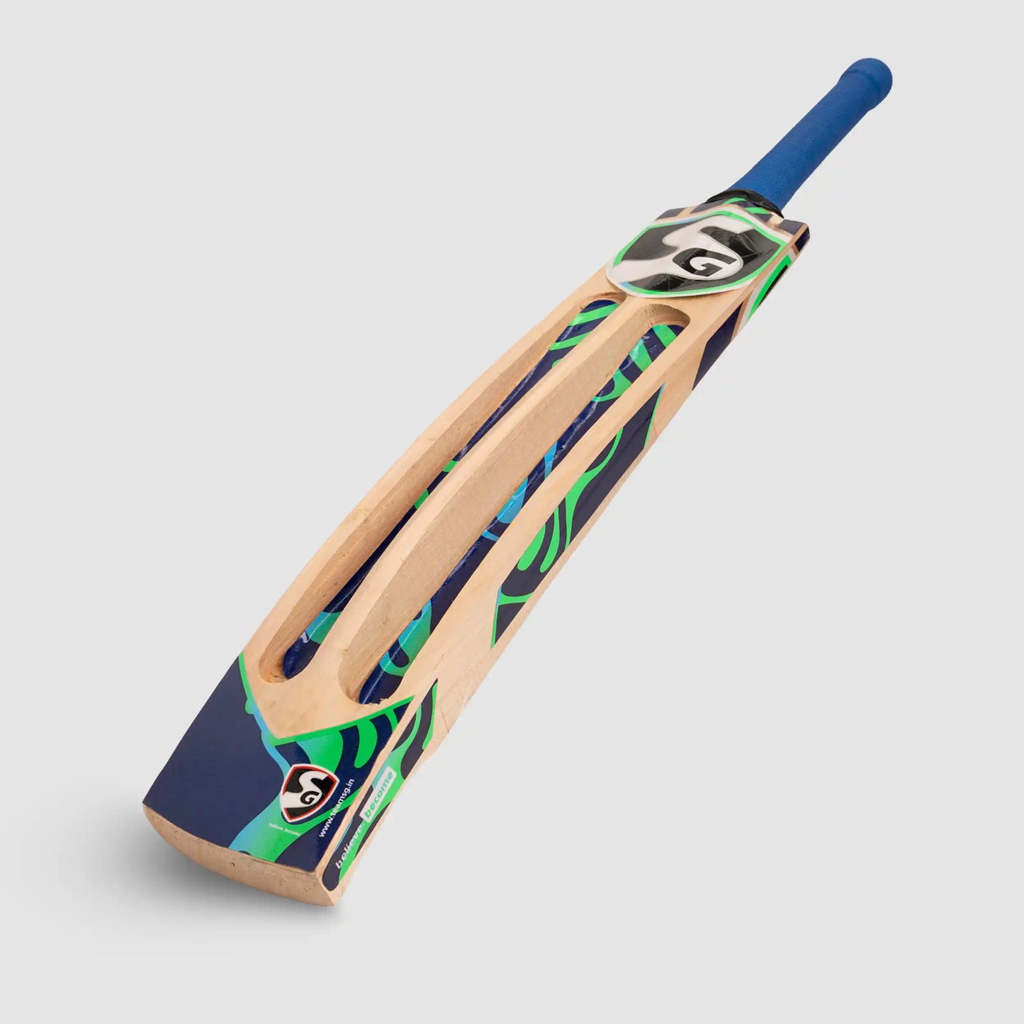 SG T-1400 Kashmir Willow Scoop Bat for Tennis Cricket Ball