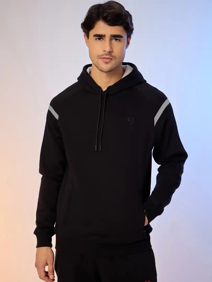 HOODIE MEN SG H4MH8248 BLACK