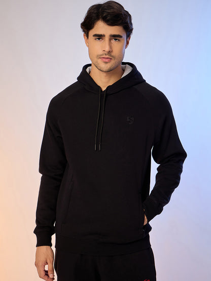 HOODIE MEN SG H4MH8248 BLACK
