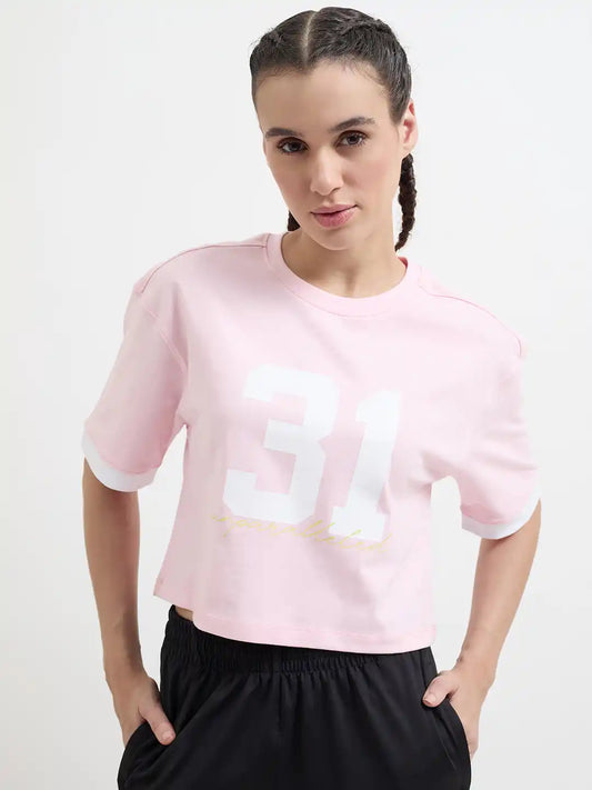 SG H1WT83171 Women Pink T-Shirt