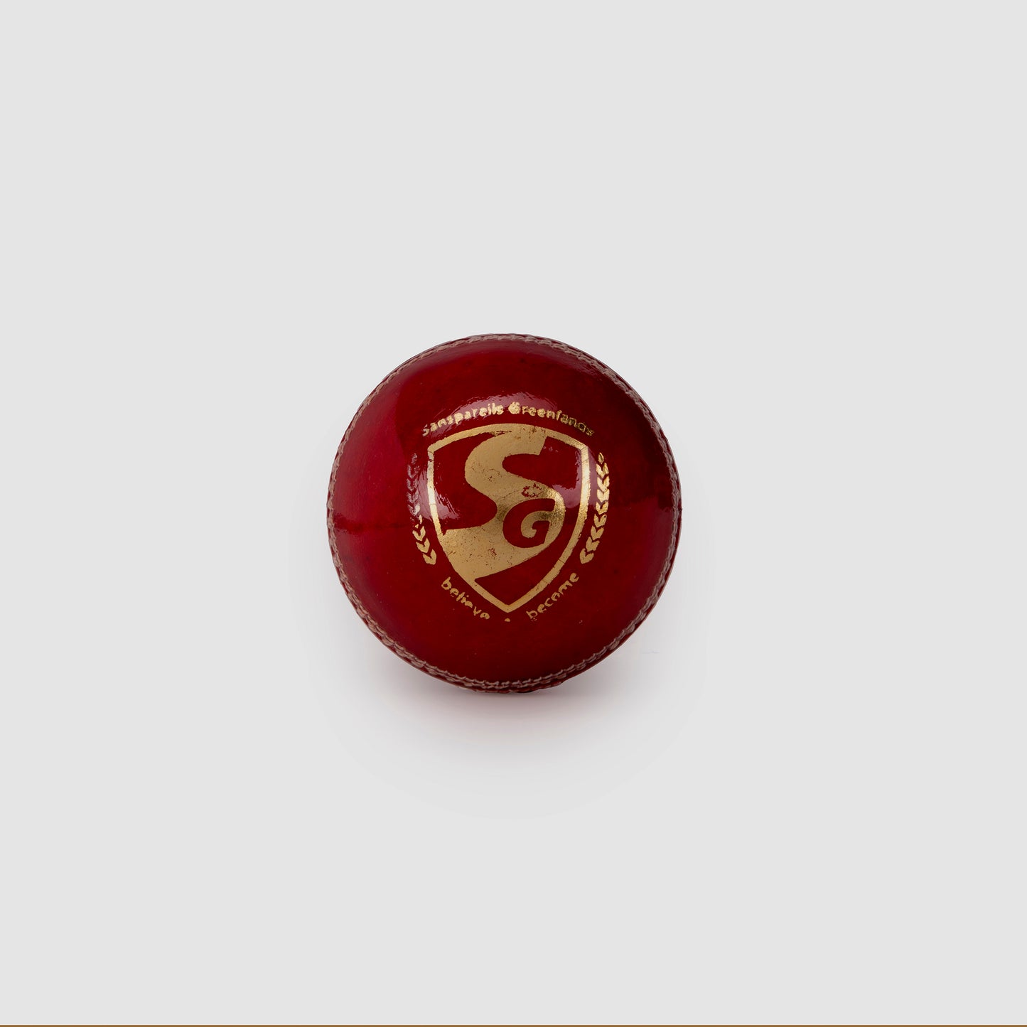 SG Shield 20 Red Cricket Leather Ball (Pack of 3)