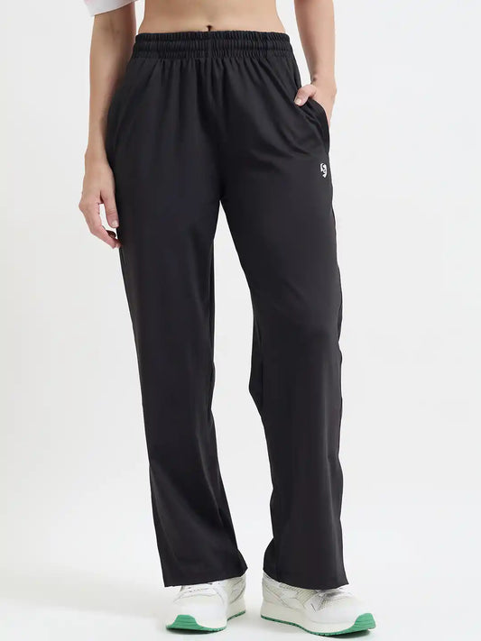 SG H1WTP8346 Women Black Track Pant