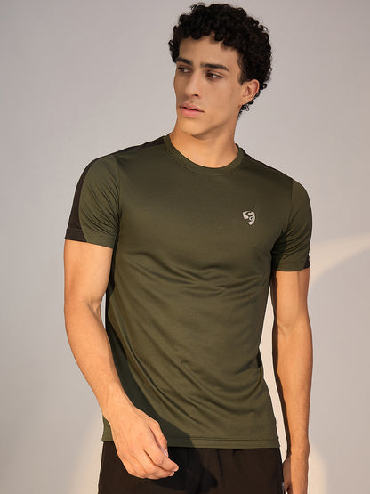 T-SHIRT MEN SG H3MT8208 OLIVE