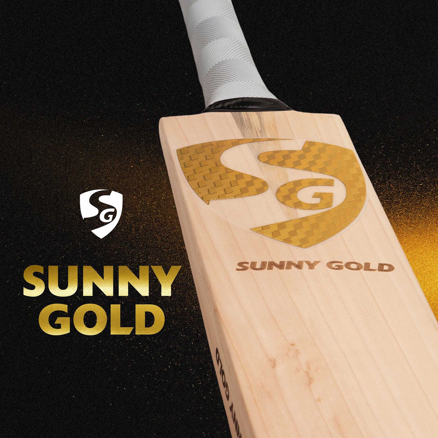 SG Sunny Gold® Finest English Willow grade 2 Cricket Bat (Leather Ball)