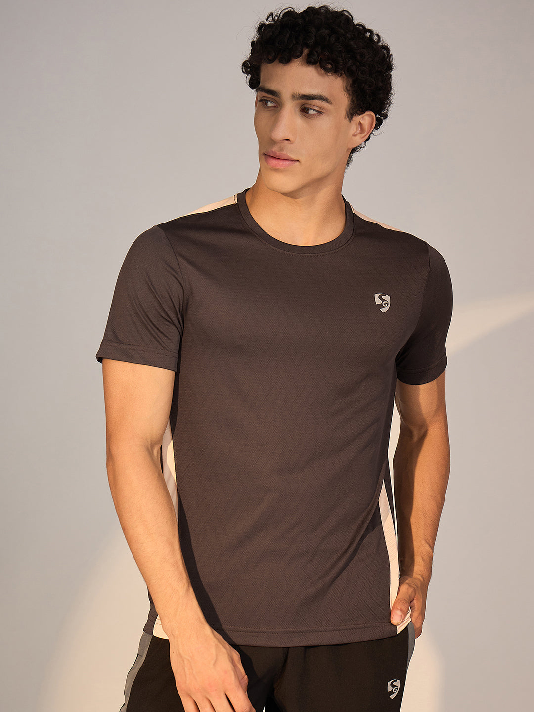 T-SHIRT MEN SG H3MT8209 CLAY/PEACH