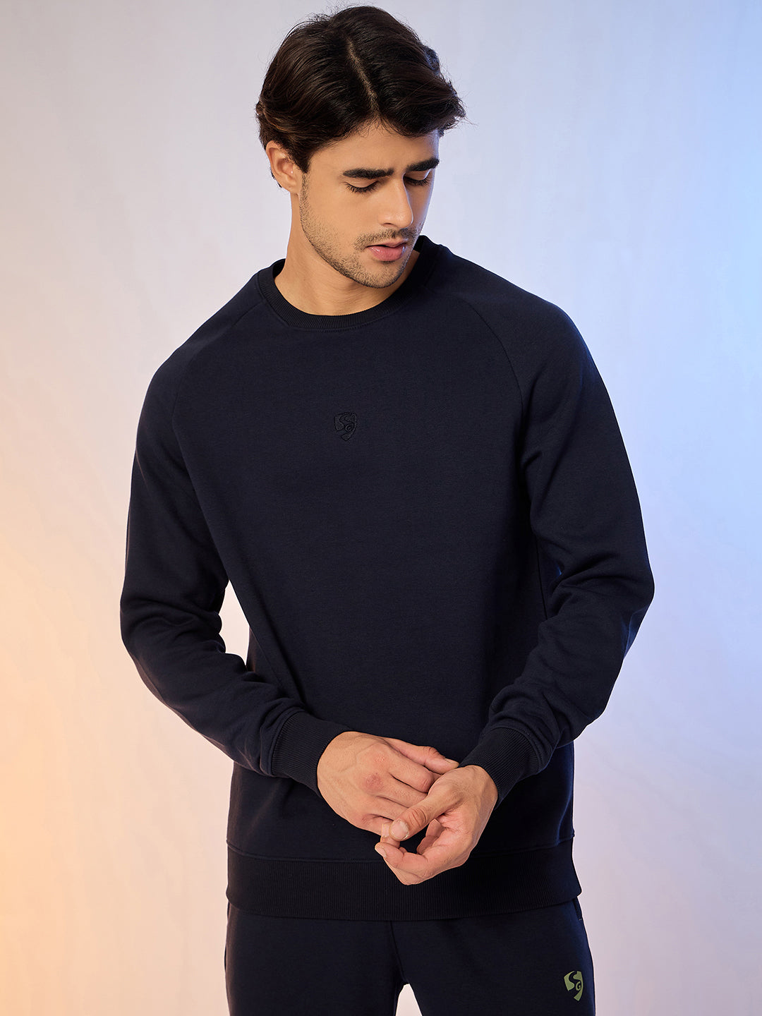 SWEAT SHIRT MEN SG H4MSW8245 NAVY