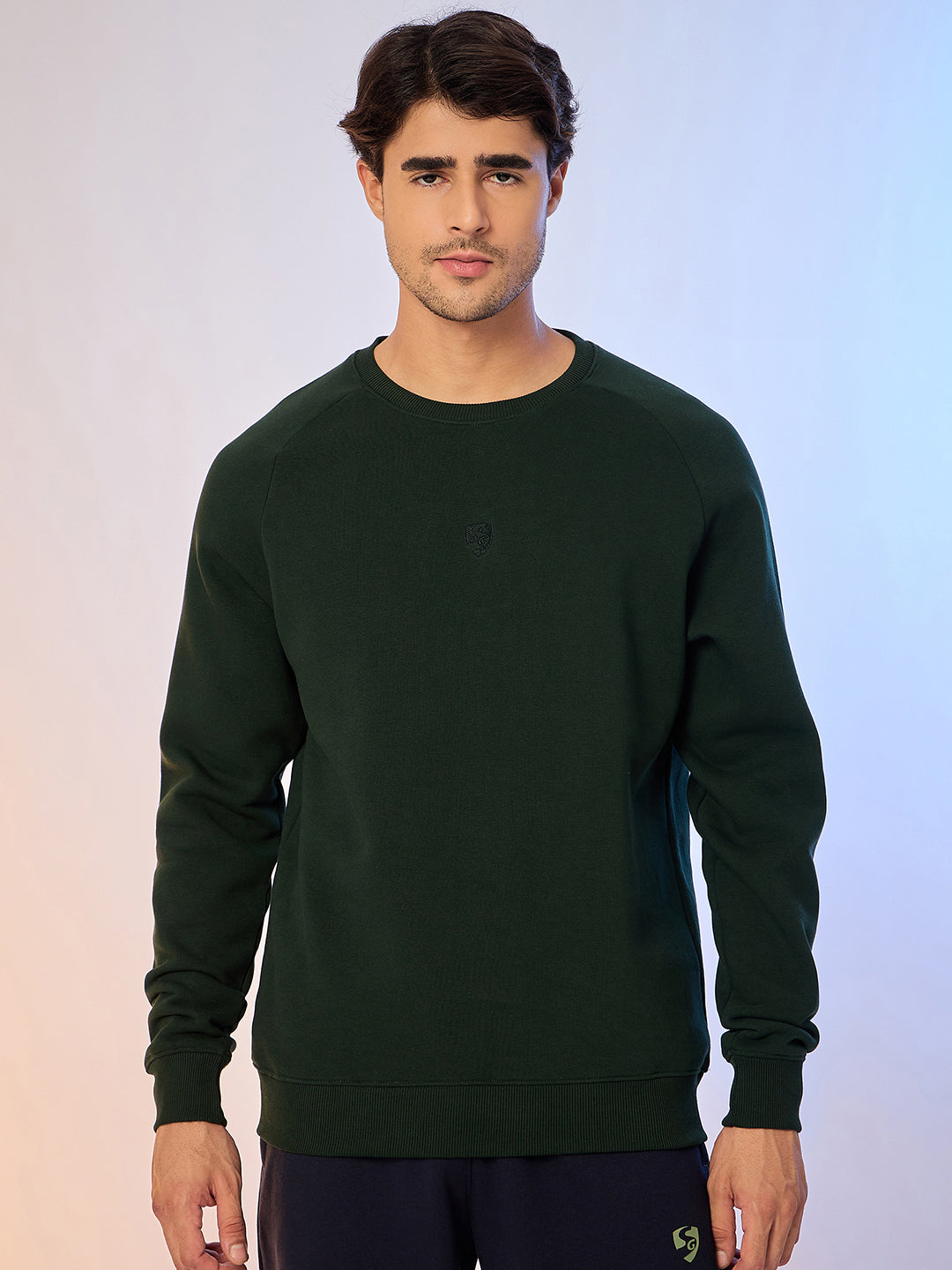 SWEAT SHIRT MEN SG H4MSW8245 BOTTLE GREEN