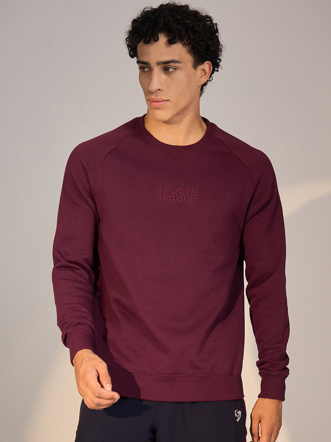 SWEATSHIRT MEN SG H4MSW8247 MAROON – TeamSG