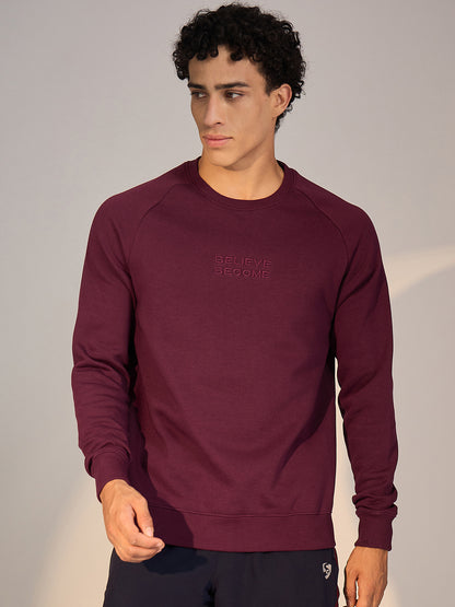 SWEATSHIRT MEN SG H4MSW8247 MAROON