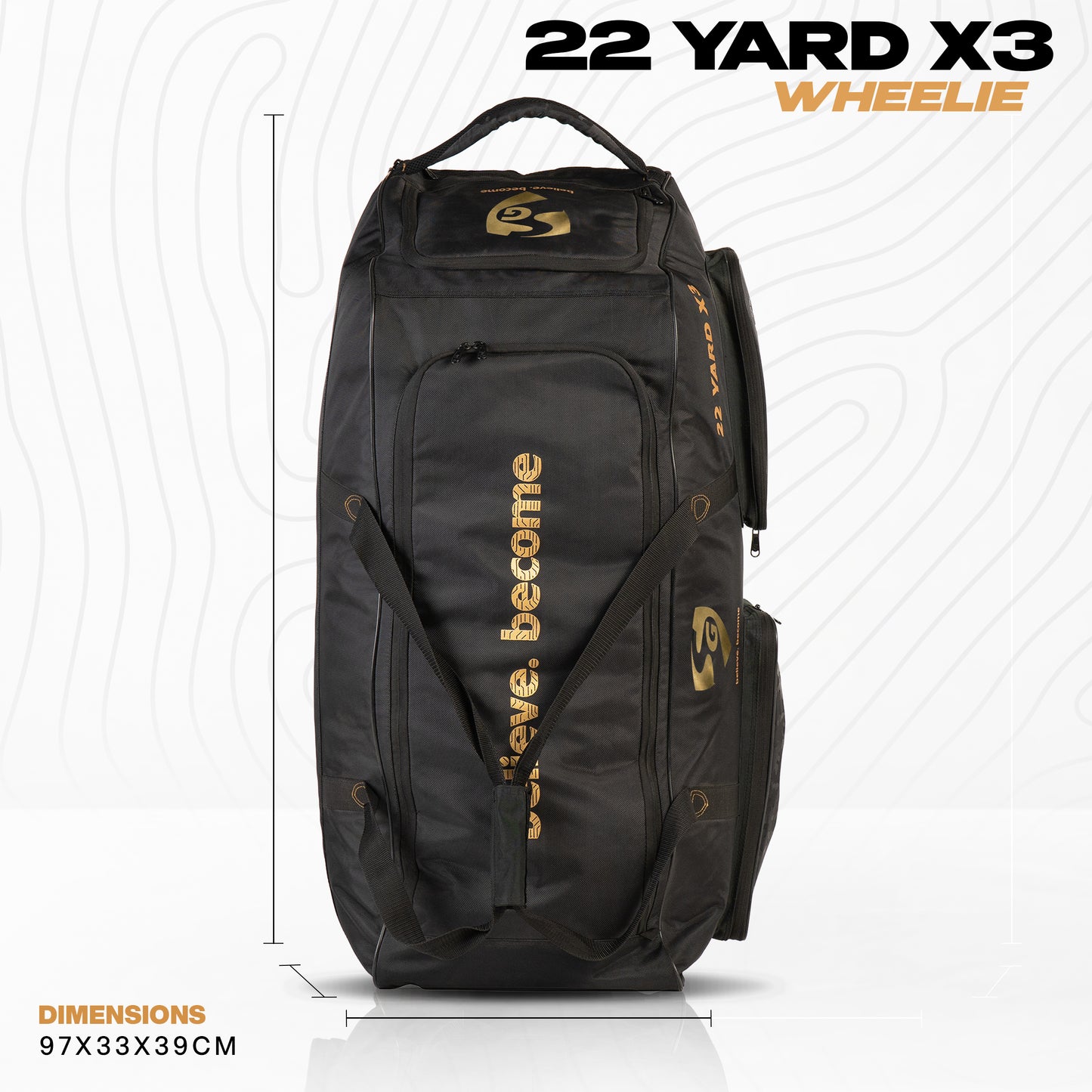 Kit Bag SG 22 YARD X3 WHEELIE
