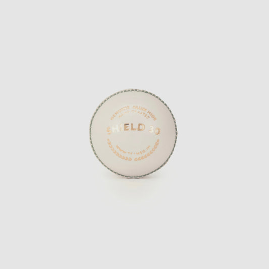 SG Shield 30 White Cricket Leather Ball