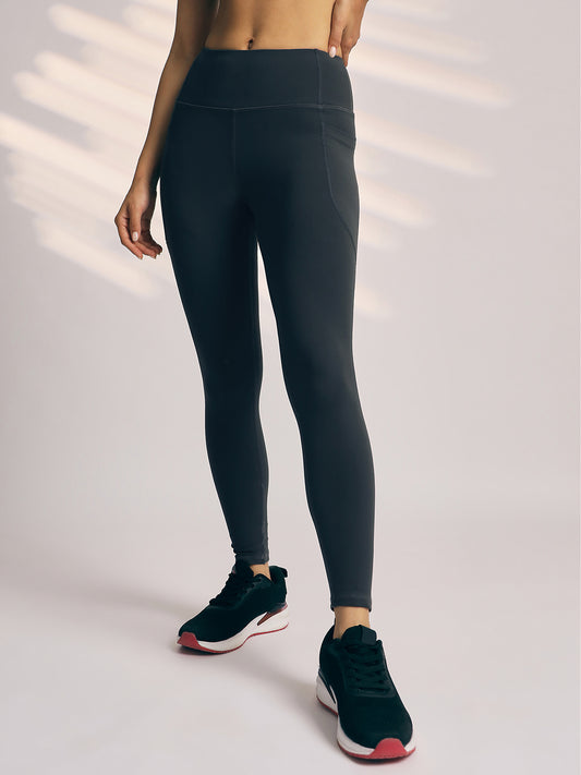 LEGGINGS WOMEN SG H3WL8275 DARK GREY