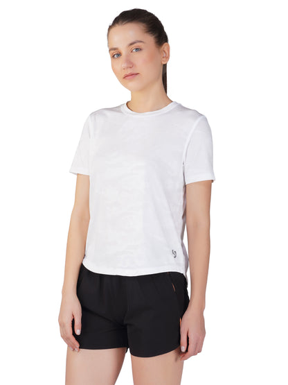 SG Women'S Round Neck T-Shirt for Womens & Girls | Ideal for Trail Running, Gym Fitness & Training, Jogging, Regular & Fashion Wear