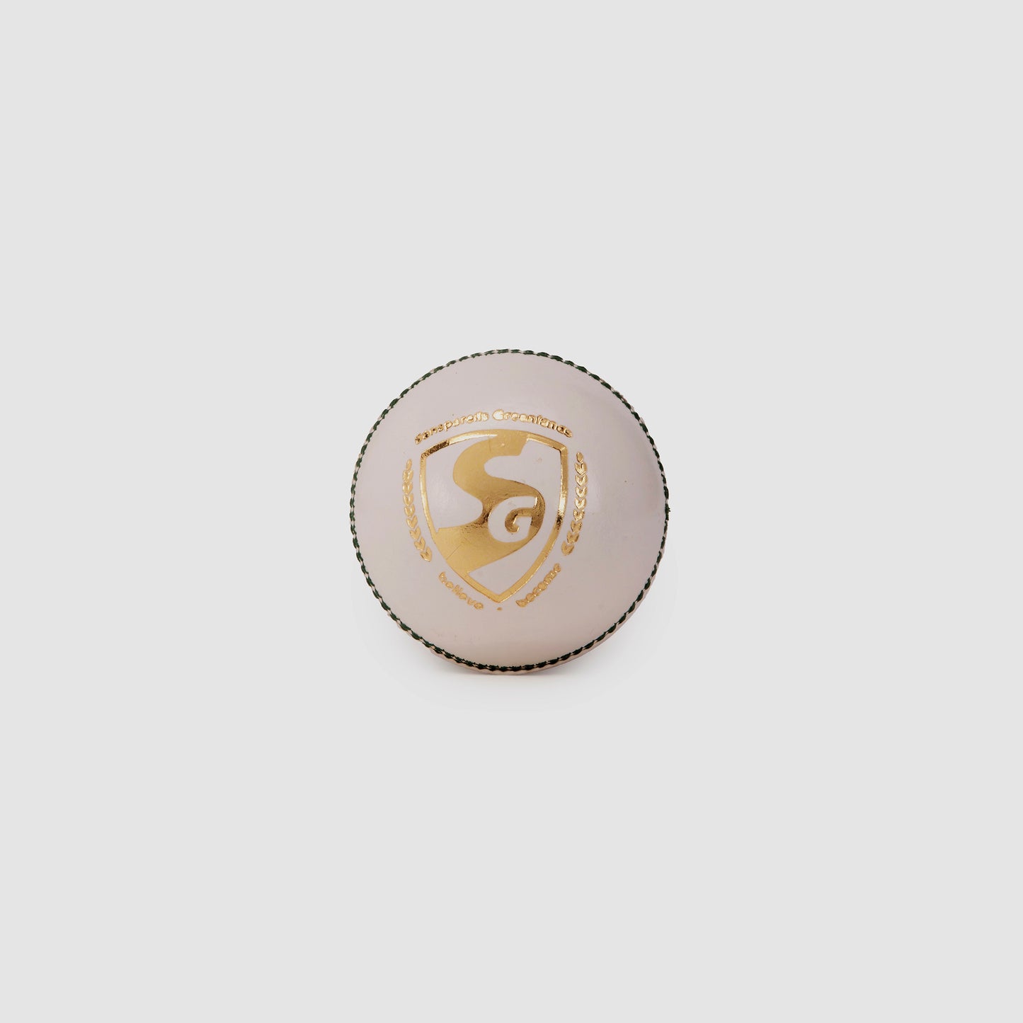 SG Club White Youth Leather Cricket Ball