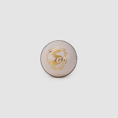 SG Club White Youth Leather Cricket Ball