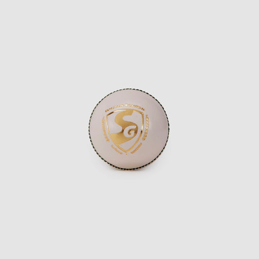SG Club White Youth Leather Cricket Ball