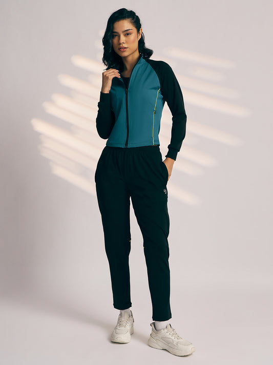 TRACKSUIT WOMEN SG H3WTS8294 JASPER GREEN/BLACK