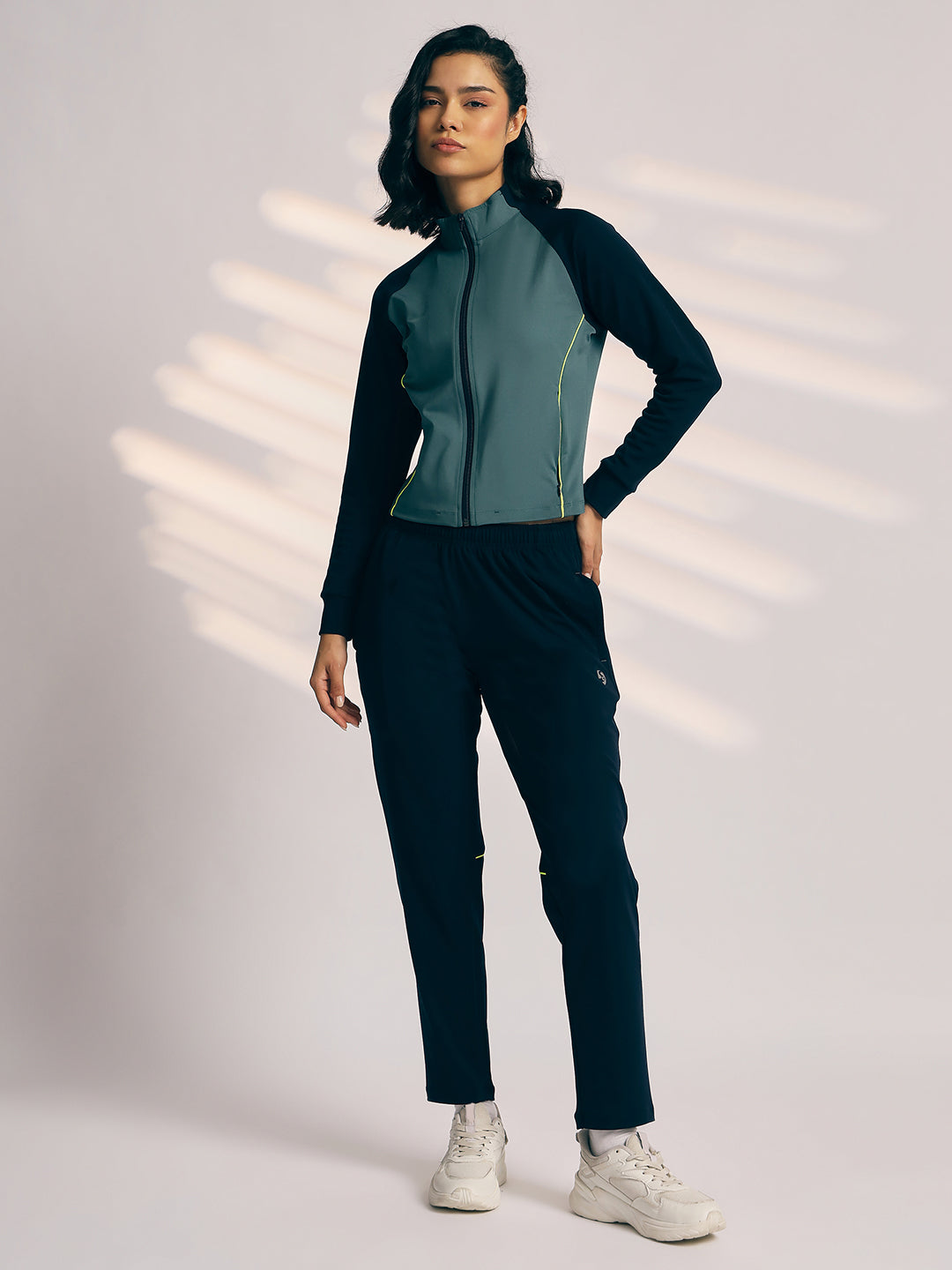 TRACKSUIT WOMEN SG H3WTS8294 SAGE/NAVY