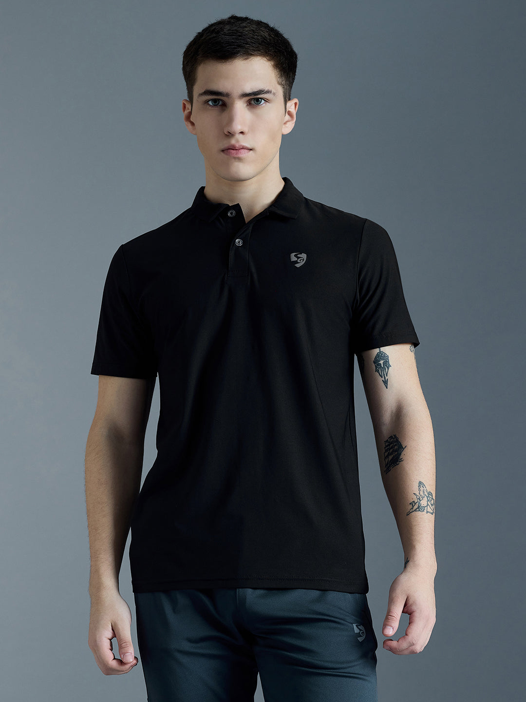 SG Poly Spandex COR Polo T-Shirt For Men And Boys