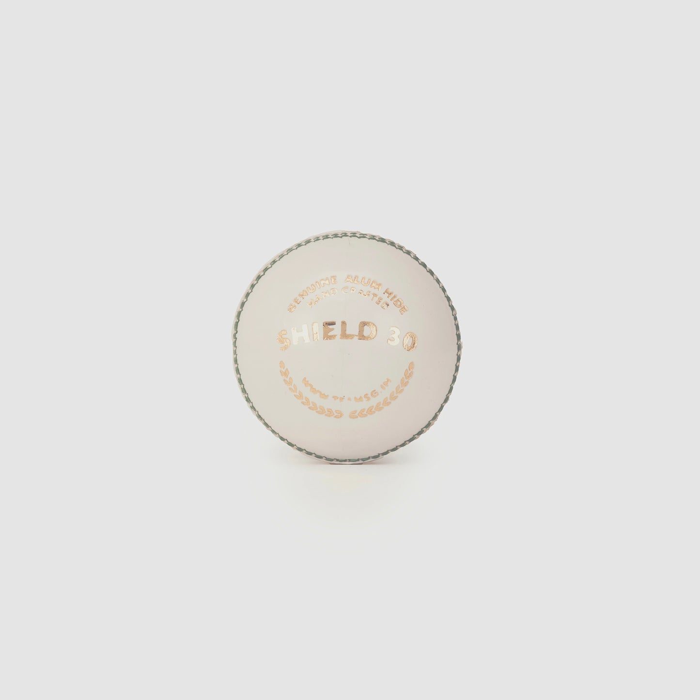 SG Shield 30 White Cricket Leather Ball