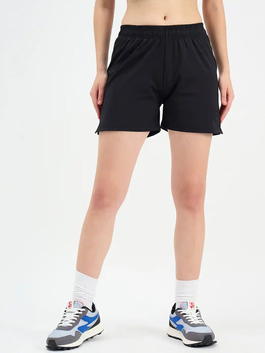 SG H2WS83291 Women Black Shorts