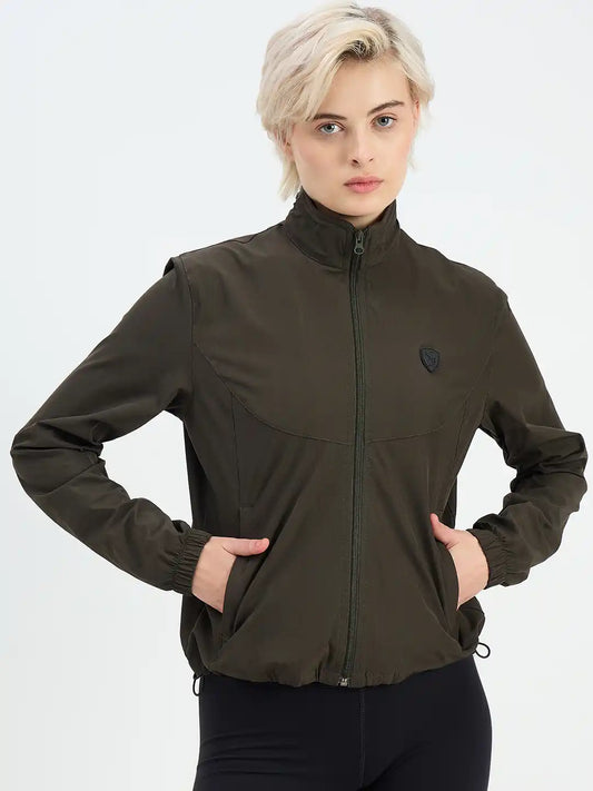 SG H1WJ83511 Women Olive Jacket