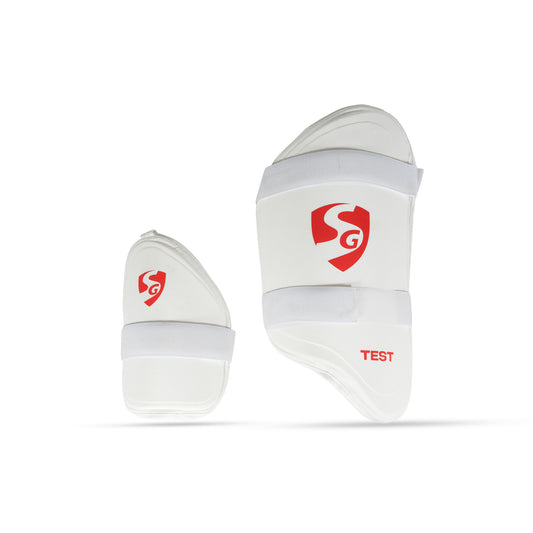 SG Test Combo cricket batting thigh pad (White)