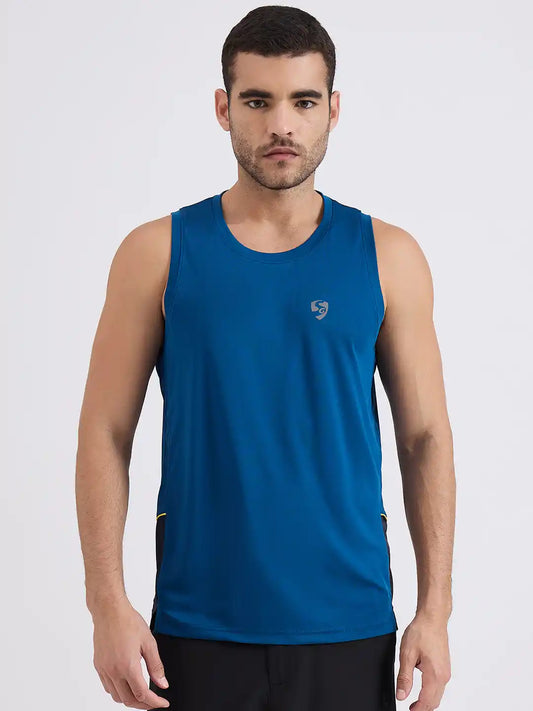 SG H1MV83601 Men Teal/Navy T-Vest