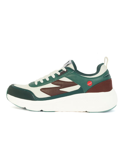SG  Arena Running Shoes ( Yellow / Green / Red,Green  / White / Brown )