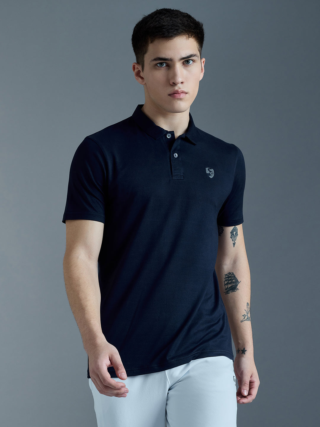 SG Poly Spandex COR Polo T-Shirt For Men And Boys