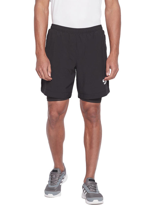 SG Men's Black Shorts | Ideal for Trail Running, Fitness & Training, Jogging, Regular & Fashion Wear