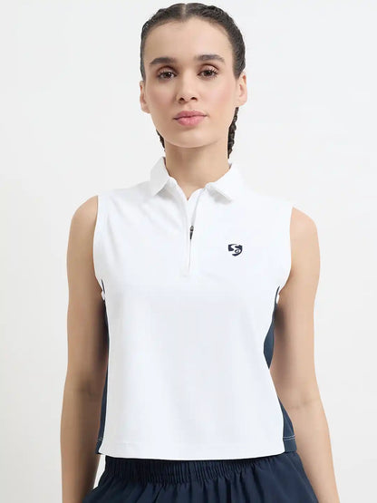 SG H2WV83071 Women White T-Vest