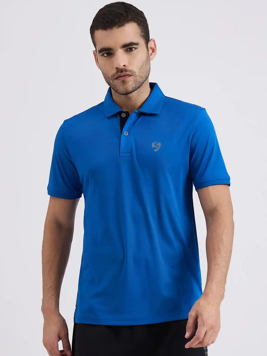 SG H1MP84102 Men Aqua Polo T-Shirt
