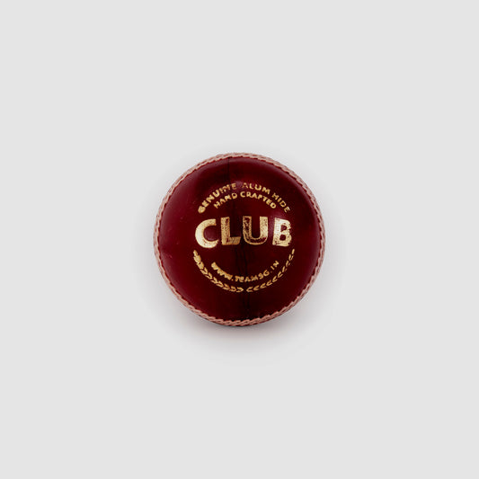 SG Club Red Cricket Leather Ball (Pack of 2)