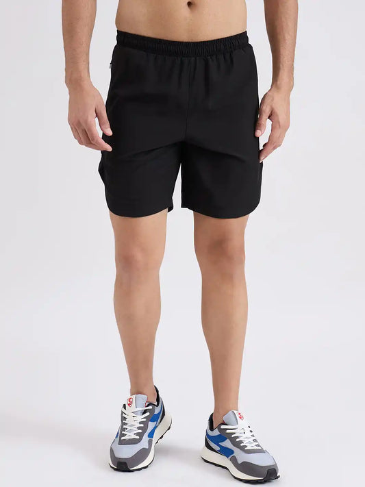 SG H2MS83911 Men Black Shorts