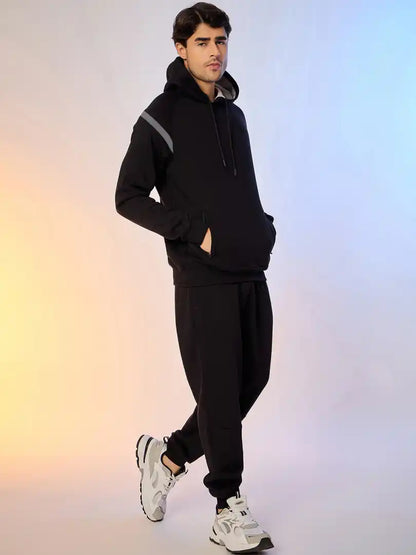 HOODIE MEN SG H4MH8248 BLACK