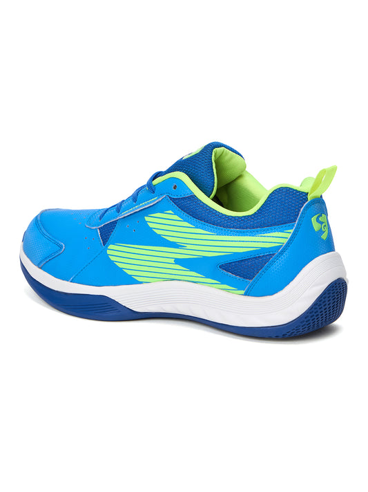 SG EASE Shoes Electric Blue/Lime Green