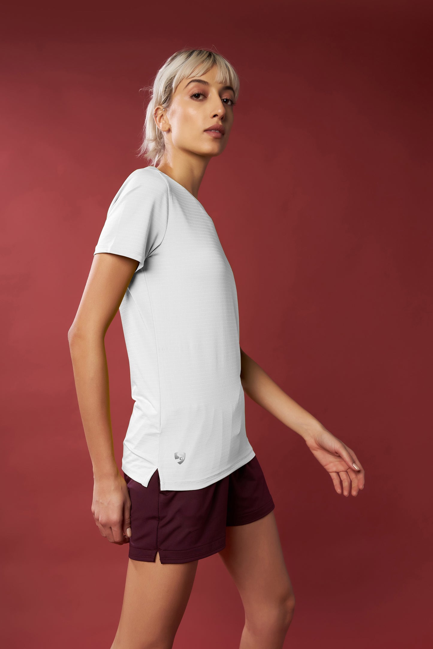 SG Women's & Girl's Round Neck T-Shirt | Ideal for Sports, Regular & Fashion Wear