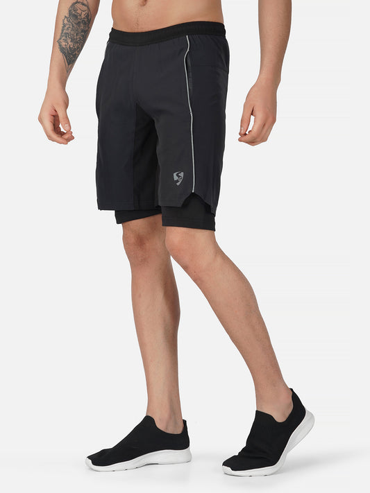SG Men's Regular Comfort Fit Sports Shorts for Mens & Boys | Ideal for Trail Running, Gym Fitness & Training, Jogging, Regular, Fashion Wear