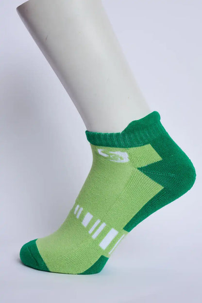 Comfort Men’s Half Terry Sneaker Socks – Parrot Green