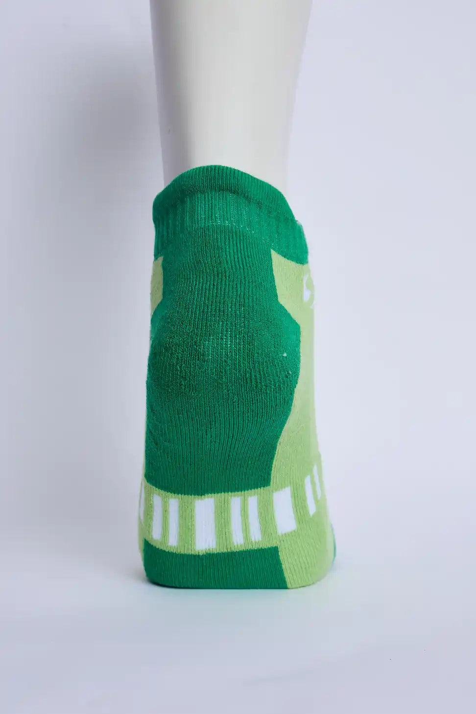 Comfort Men’s Half Terry Sneaker Socks – Parrot Green