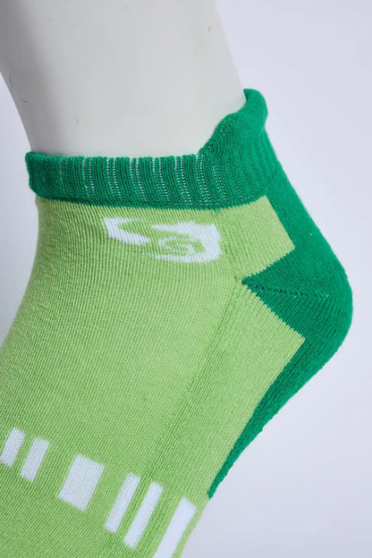 Comfort Men’s Half Terry Sneaker Socks – Parrot Green