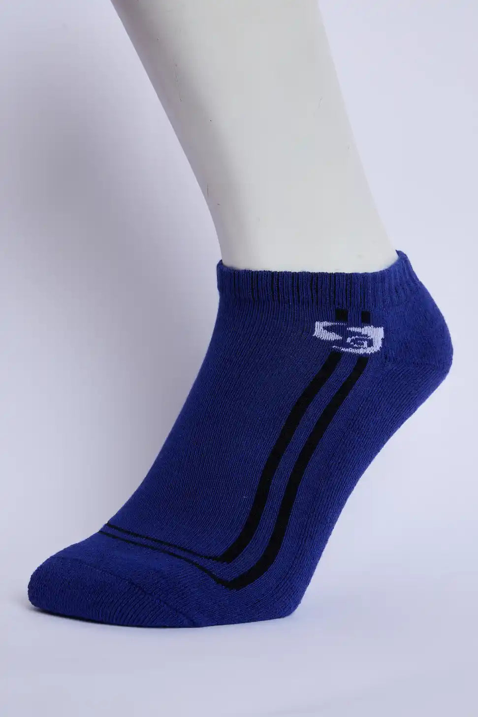 Performax Men’s Half Terry Sneaker Socks – Dark Blue