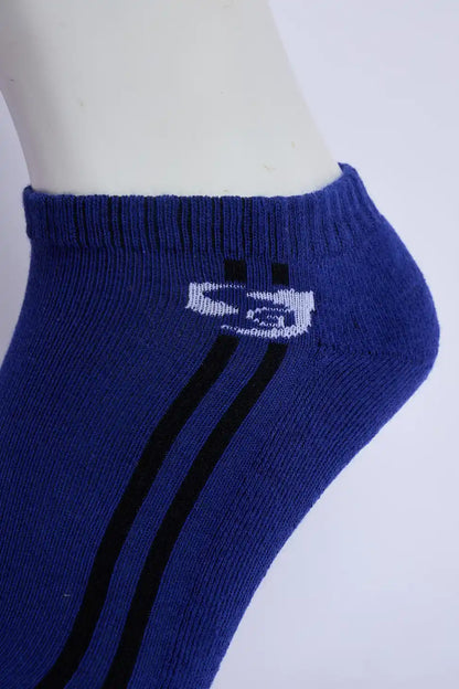 Performax Men’s Half Terry Sneaker Socks – Dark Blue