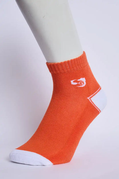 All Day Men’s Half Terry Ankle Socks – Orange