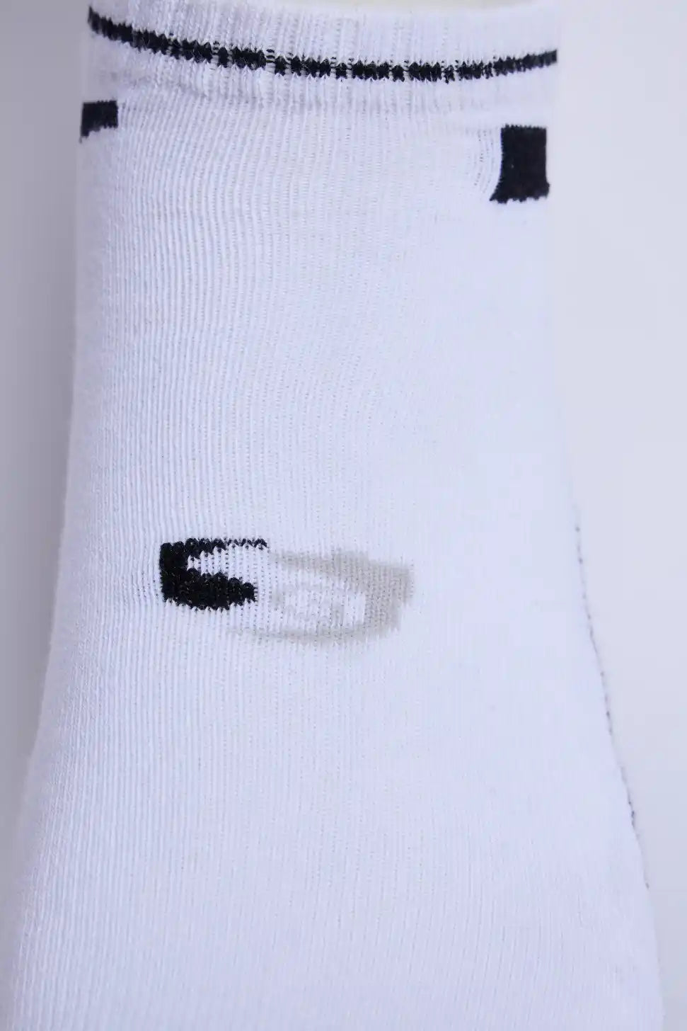 Jump Men’s Half Terry Sneaker Socks – White & Dark Grey