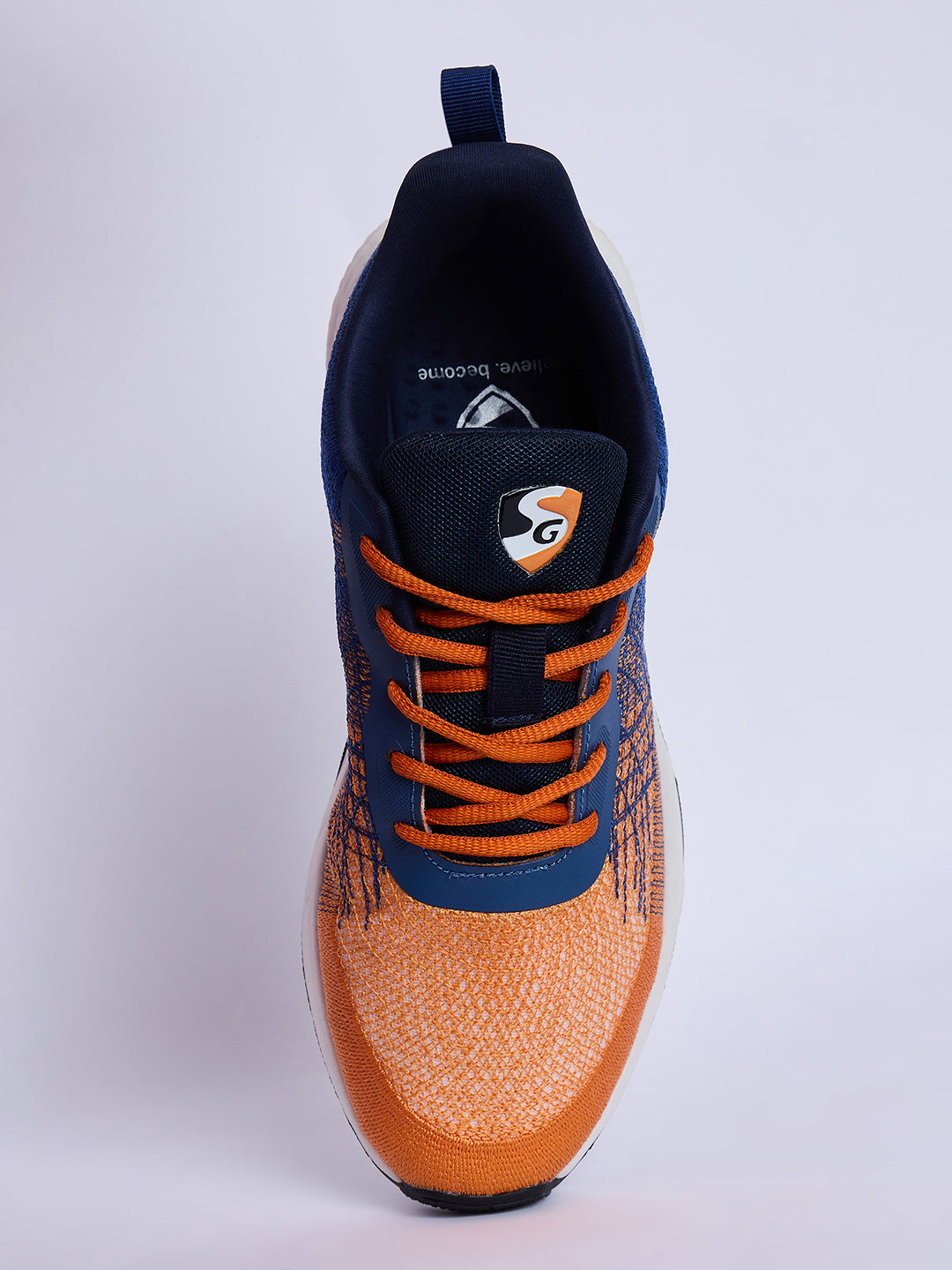 SG Spectrum Running Sports Shoes Men and Boys (Navy / Orange)